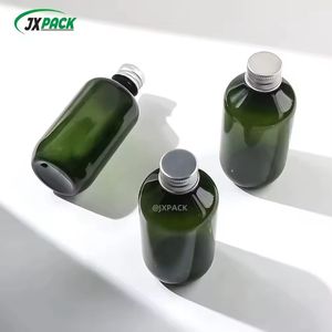 عبوة عناية بالبشرة قابلة لإعادة الملء ، بيضاء/بنية اللون مع رشاش بمضخة محكمة الغلق - Product Image 4
