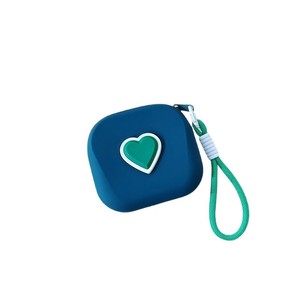 Étui en silicone mini cœur mignon multifonctionnel pour écouteurs, petite pochette pour clés, cartes, pièces de <span class=keywords><strong>monnaie</strong></span> - Product Image 6