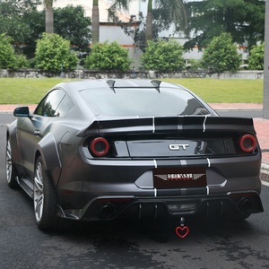 Ceja de rueda para Ford Mustang 2018-2023, guardabarros, faldones laterales, paneles basculantes, kit de cuerpo ancho - Product Image 6