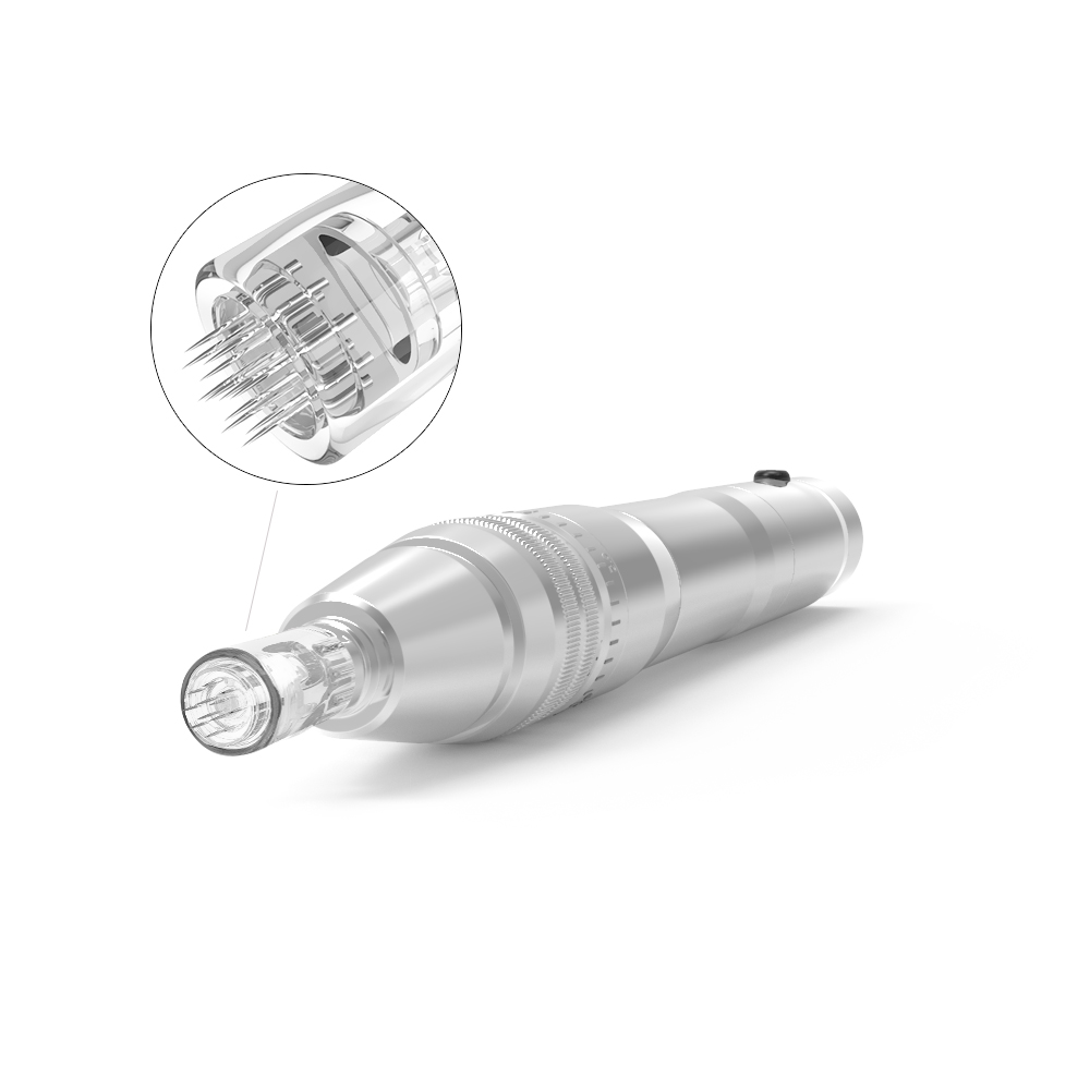 OSTAR Beauty увлажняющий крем Функция Авто Дерма 03N Электрический ручка с 2 батареи 5 уровней скорости 7 видов цветов светодиодный фотон дермапен