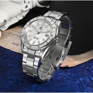 Montre San Martin 42 mm avec cadran en pierres précieuses NH35 pour homme, à remontage automatique, saphir BGW-X1, 10 bars, étanche, Reloj Hombre SN0130B - Product Image 3