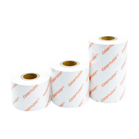 Pita Transfer Termal Resin Ricoh B110cr Putih Gulungan Jumbo untuk Label Perawatan Cucian 110m 300m