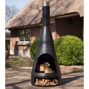 Gỗ ngoài trời đốt lửa <span class=keywords><strong>Pit</strong></span> chimnea Patio lò sưởi cho sân vườn sân sau - Product Image 3