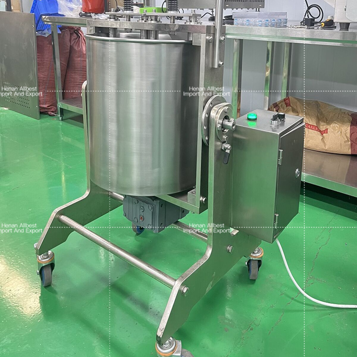 工業用チョコレートリファイナーメランジャーカカオ豆ペン先粉砕