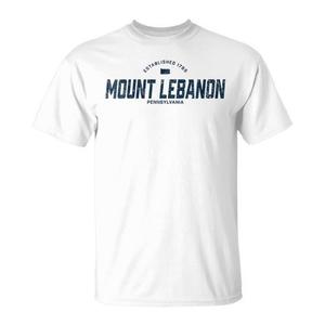 Maglietta blu navy vintage Mount Lebanon Pennsylvania Vintage Athletic - Product Image 1