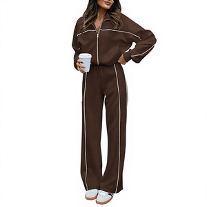 Conjunto Deportivo de Sudadera con Cierre y Pantalones Jogger para Mujer, Proveedor Mayorista - Product Image 1