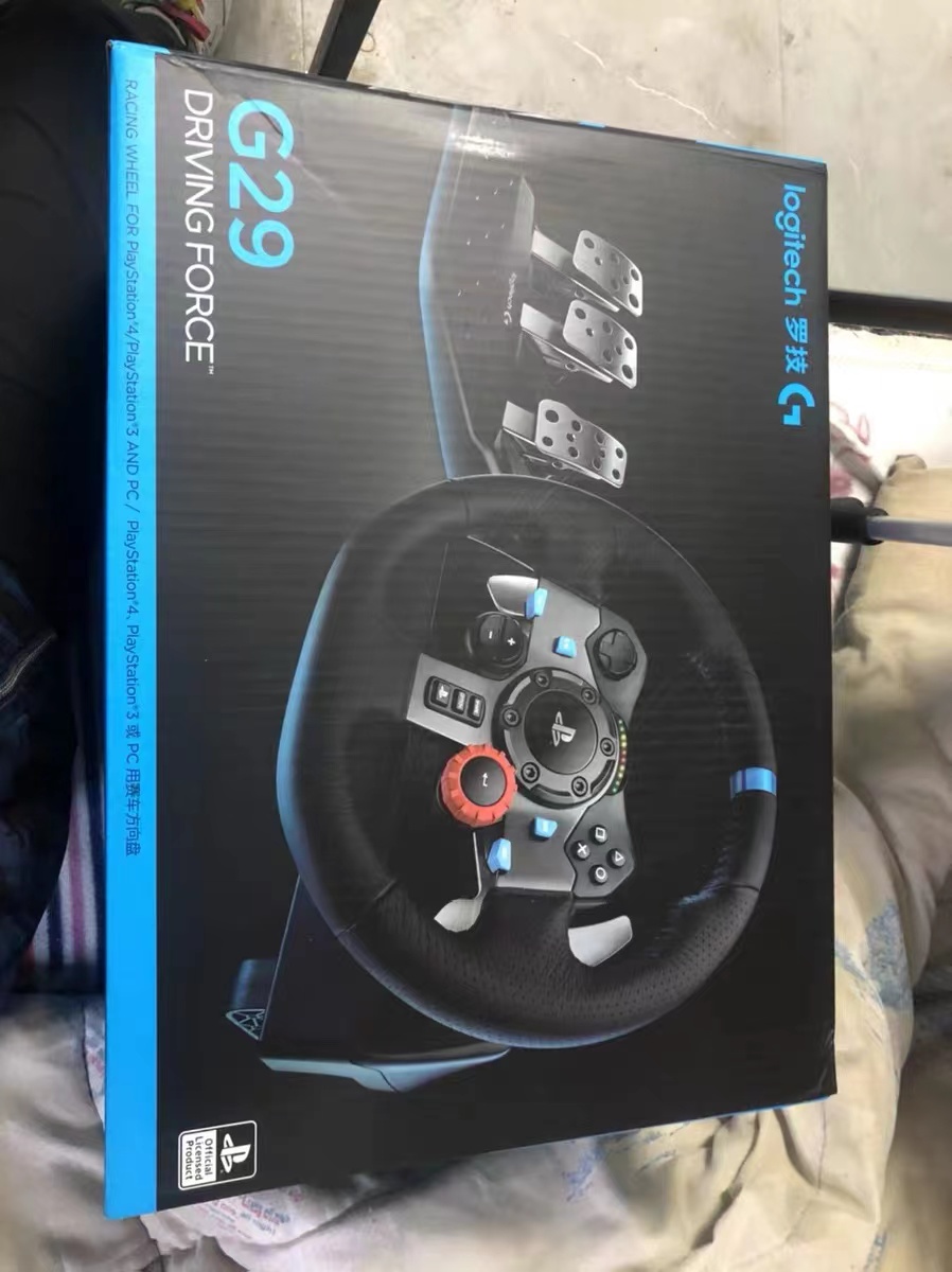 Logitech G29 Driving Force Racing Wheel - Professional Game Steering Wheel for PS5, PS4, PC