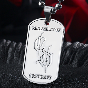 Plaques d'identification pour chien personnalisées en alliage de zinc plaqué argent avec logo gravé en creux, idéales pour un <span class=keywords><strong>cadeau</strong></span> - Product Image 5