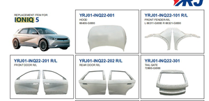 Pannelli Laterali e Portiere Anteriori/Posteriori in Acciaio di Alta Qualità YRJ per HYUNDAI <span class=keywords><strong>IONIQ</strong></span> 5 2022 - Nuovi Arrivi - Product Image 6