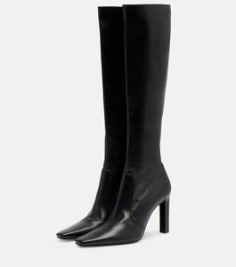 Nouveautés 2025 - Bottes à talons blocs pour femmes, automne-printemps, hauteur genou, pour femmes sexy - Product Image 3