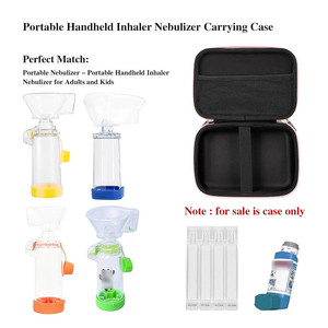 Estuche de Viaje Rígido de EVA para Inhalador Portátil / Nebulizador, Bolsa de Almacenamiento Impermeable de PU para Equipo Médico - Product Image 2