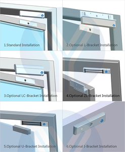 An ninh điện tử khóa cửa điện từ maglock nam châm em khóa cửa cho truy cập điều khiển bàn phím (buzzer) YM-280BZ(LED) - Product Image 4