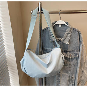 Nouveau sac en toile grande capacité pour femmes, sac bandoulière vintage en toile pour femmes - Product Image 5