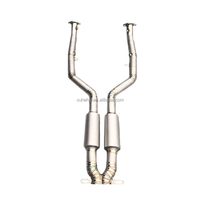 X Midpipe Catback pour Bmw M3 E92 V8 4.0 2008-2013 Silencieux d'échappement Valvetronic en titane avec résonateurs
