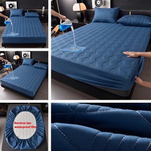 Protector de Colchón Impermeable de Grado A al por Mayor, 100% Poliéster, 500 Hilos, para Hoteles y Dormitorios - Product Image 5