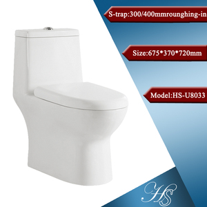 Inodoro de Cerámica Estilo Chino Oriental, Tamaño WC - Product Image 6