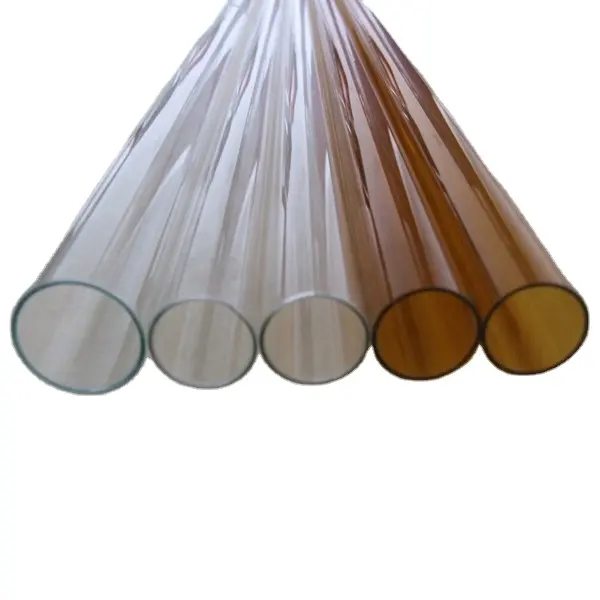 Manufacturer borosilicate Glass tube Hot sale clear and colored borosilicate glass tube
