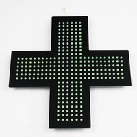 Versteckte 19*19 ''High Bright und Low Voltage Green Farbe Shining Indoor Acryl LED Pharmacy Cross