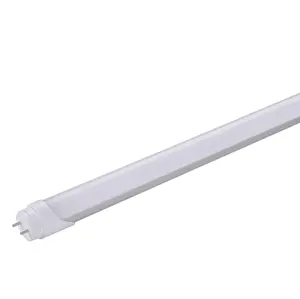 Luz de led de alta cor g13 cri> 90 t8, tubo de luz led com tuv ce listado em 4ft, base rotativa, branco para lâmpada de escritório