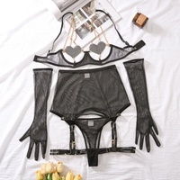 Ensemble de lingerie sexy et érotique de haute qualité pour femmes, ensemble de soutien-gorge et de culottes en dentelle 2 pièces, ensembles élégants pour cadeaux, vêtements intimes pour femmes