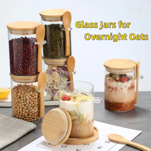 Choice Fun Food Plastic Kitchen Seasoning Box Spoon Storage <strong>Set</strong> with Transparent Lid Freshness Preservation for Grains &amp; <strong>Honey</strong> - Product Image 2
