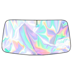 Xinjun Laser Car Front Windshield Sunshade Aluminum Foil Heat <b>Insulation</b> Summer UV Protection Foldable Cover - Product Image 2