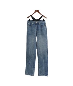 Vendita all'ingrosso <span class=keywords><strong>Jeans</strong></span> moda a gamba larga da <span class=keywords><strong>donna</strong></span> Bikini con cuciture a vita bassa <span class=keywords><strong>Boyfriend</strong></span> <span class=keywords><strong>Jeans</strong></span> da <span class=keywords><strong>donna</strong></span> lavati Vintage <span class=keywords><strong>Jeans</strong></span> Sexy da <span class=keywords><strong>donna</strong></span> - Product Image 6