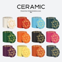 Jetons en céramique de 43 mm pour Mahjong, Échecs et Jeux de Cartes Fabriqués en Chine