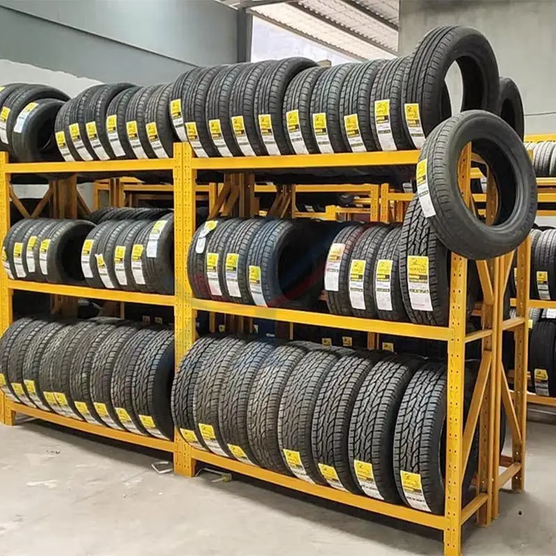 China customized tire racks for warehouse shop