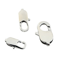 Connecteur de boucle japonais en acier inoxydable fait à la main pour Bracelets colliers fermoir de homard galvanisé sous vide bijoux à bricoler soi-même