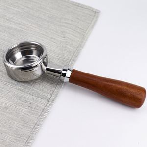 Italian <b>Coffee</b> Machine Handle Stainless Steel <b>Coffee</b> Powder Bowl Precision Powder Slot Extraction <b>Filter</b> Powder Basket - Product Image 6