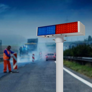 Sạc Nhanh Dễ Dàng Cài Đặt Cảm Biến Chuyển Động Cảnh Báo Đường IP67 Ngoài Trời Không Thấm Nước 120W 160W Năng Lượng Mặt Trời Đèn Giao Thông - Product Image 2