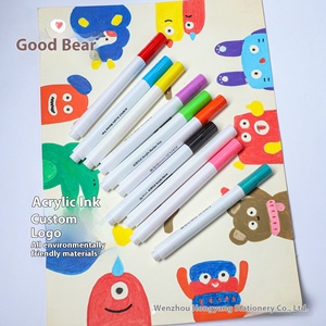 GF Acrylic <strong>Marker</strong> Pen Set 12/24/36 Colors Large Capacity Water-Based DIY Painting <strong>Factory</strong> Direct Sale 2208 Plastic Material - Product Image 6
