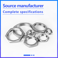 Écrou hexagonal poli haute pression en acier inoxydable SS304, filetage métrique, anti-rouille, pour raccord de tuyauterie