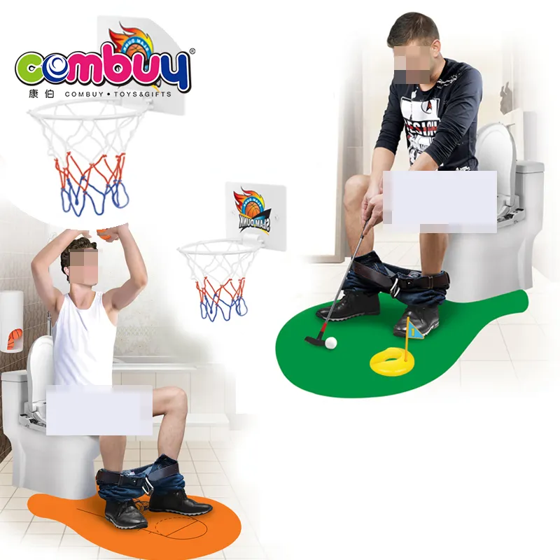 Sport toys mini shooting basketball toilet golf game