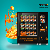 Máquina Expendedora de Comida Caliente TCN con Función de Calentamiento, Integración SDK, Pago con Código QR y Tarjeta de Crédito para Centros Comerciales