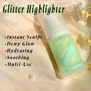 Enlumineur liquide pour le visage à texture légère et aqueuse : éclat rosé, hydratant, fini lumineux modulable pour les osselets des joues |   Fabricant OEM - Product Image 4