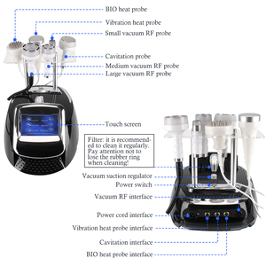 Nueva Máquina Multifuncional 6 en 1 de Cavitación <span class=keywords><strong>5D</strong></span> RF 80K para Adelgazamiento con Vacío y Radiofrecuencia - Product Image 3