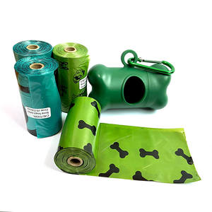 Bolsa de plástico de alta resistencia para excrementos de perro, hdpe, color amarillo y negro, para residuos de mascotas, Con dispensador - Product Image 6