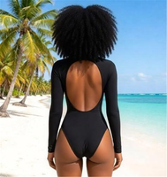 Groothandel Carnaval Maandag Kleding Monokini Cutout Jouvert Carnavalskostuum Privélabel Aangepast Logo Miami Trinidad Zwemkleding Bulk