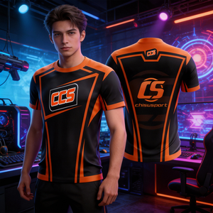Camiseta de Esports Personalizada OEM 100% Poliéster, Sublimación Completa, para Equipos de Gaming - Product Image 3