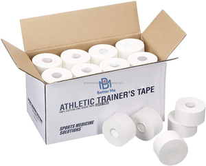 Nastro Protettivo Sportivo Professionale BM con Logo Personalizzato, 100% Cotone Bianco Traspirante, Adesivo Forte, 2,5cm per Boxe, Kickboxing, MMA, <span class=keywords><strong>Muay</strong></span> Thai - Product Image 5