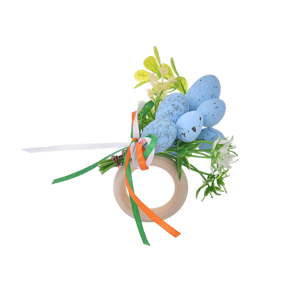 Blue Spotted Easter egg