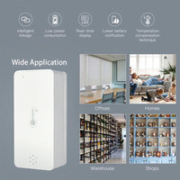 Capteur intelligent de température et d'humidité Tuya, thermomètre et hygromètre WiFi, commande vocale, fonctionne avec Alexa Google Smart Life