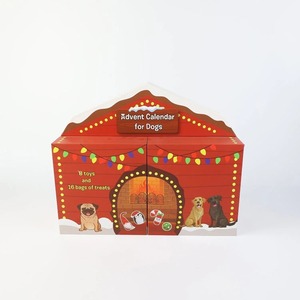 House Shaped Christmas Advent Calendar <b>Box</b> 24 Days Countdown Gift <b>Box</b> <b>Empty</b> Rigid Paper Calendar <b>Box</b> For Kids <b>Chocolate</b> Candy Ho - Product Image 2