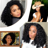 Extensiones de Cabello Humano Rizado Birmano para Crochet, 60g, Sin Nudos, Pre-Separadas, Ligeras, Reutilizables, Cabello Remy