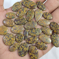 Cabochon Heishi en Jaspe Naturel Fait Main, Pierre Précieuse Naturelle Certifiée pour la Fabrication de Bijoux, Qualité Supérieure