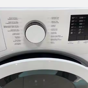 En stock: Lavadora y secadora de gran capacidad de 12 kg, totalmente automática, de carga frontal, de alta eficiencia, para el hogar. - Product Image 2