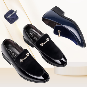 Zapatos de <span class=keywords><strong>charol</strong></span> de gamuza grande tendencia Slip-on <span class=keywords><strong>zapato</strong></span> de boda zapatos de <span class=keywords><strong>hombre</strong></span> - Product Image 2