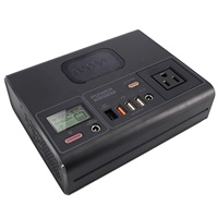 Station d'alimentation portable extérieure 150W, stockage d'énergie, chargeur mobile haute puissance 220V, panneau solaire